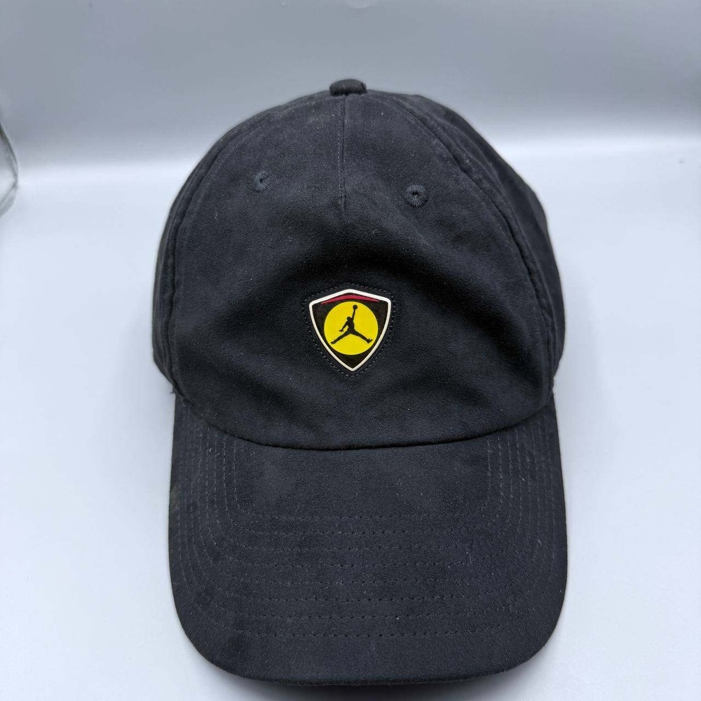 Air Jordan Hat Men Black‎ Last Shot Suede Jumpman Strap Back Cap